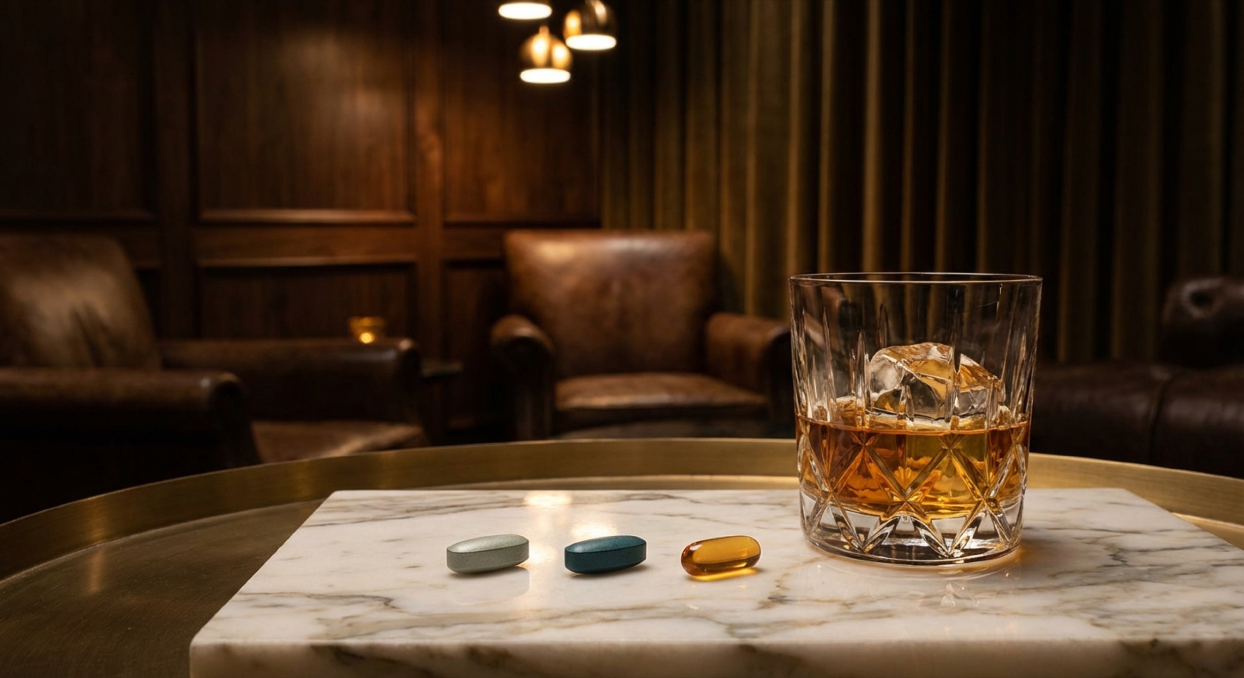 SYN capsule trio on marble surface